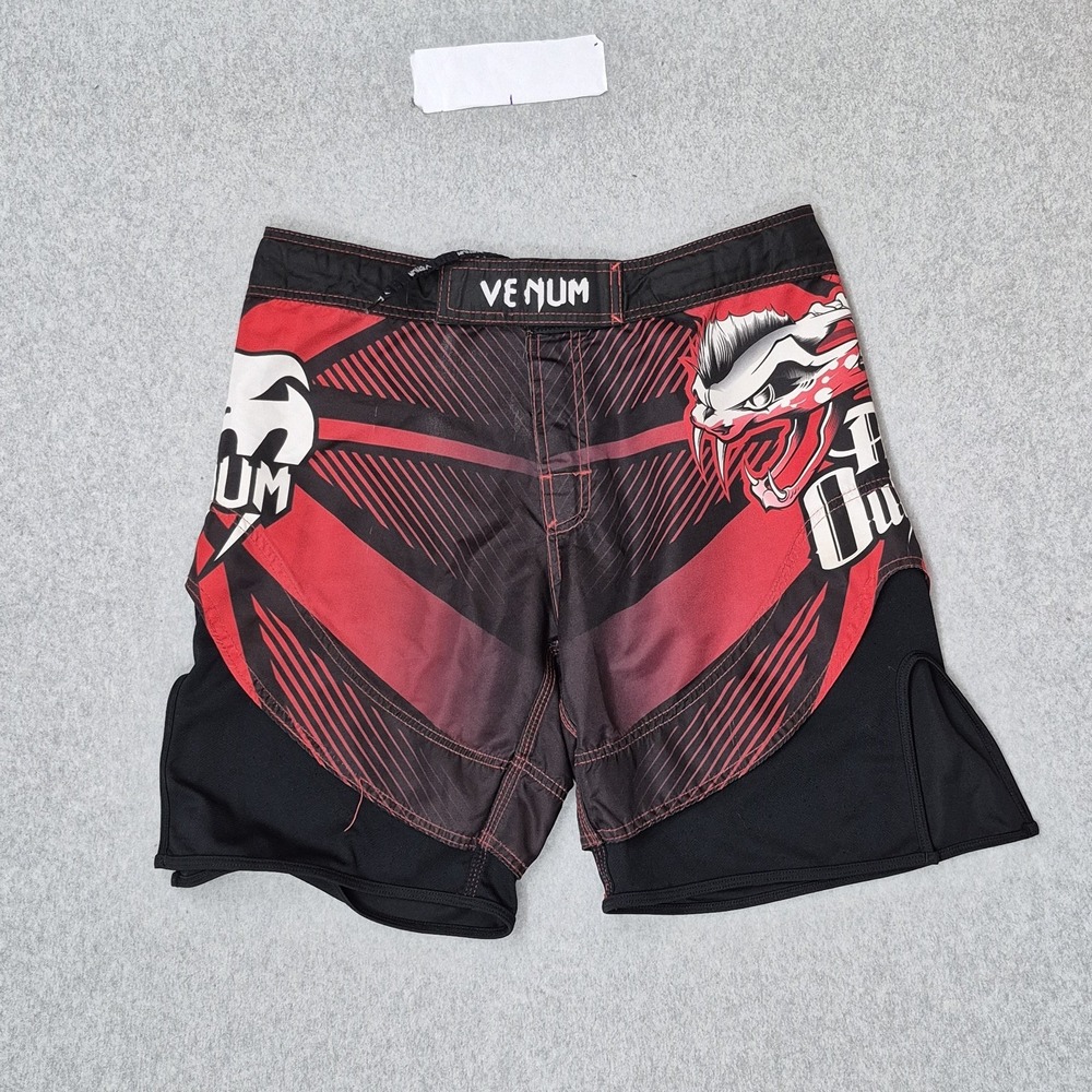 Venum x Dan Hardy Men Activewear Shorts 34 Fight Gear MMA The Outlaw Retire READ